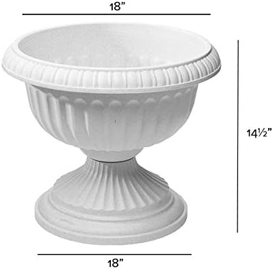 Novelty 39186.03 Grecian Urn Planter, Stone, 18-Inch