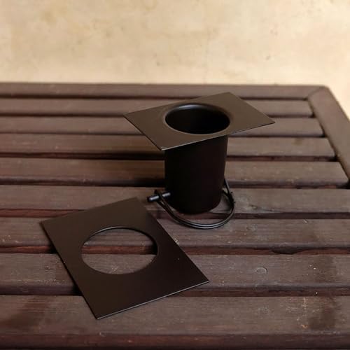 Nutshell Stores Flower Cups Rain Chain - Bronze - 15 Feet