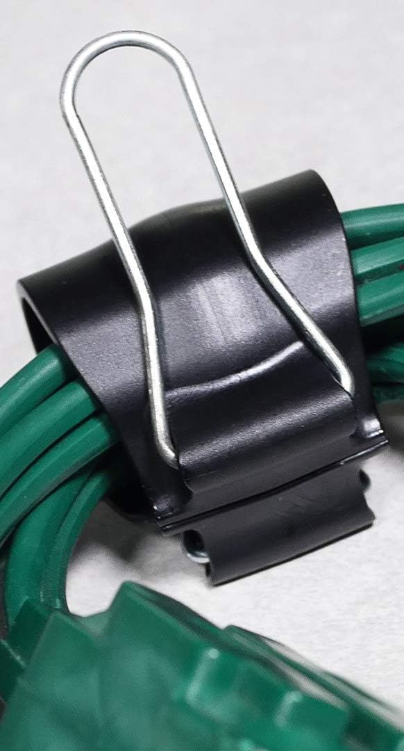 Cable Management Clips: Versatile Reusable Cord Holders for Christmas Lights, Holiday Decor, and Outdoor String Lights - 24 Green Pack (8 Small, 8 Medium, 8 Large)