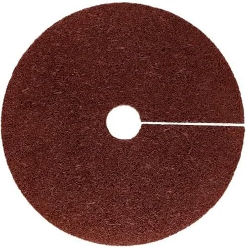 Rubberific 36" Recycled Rubber Mulch Tree Ring Easy Install Looks Like Real Mulch (1, Red)