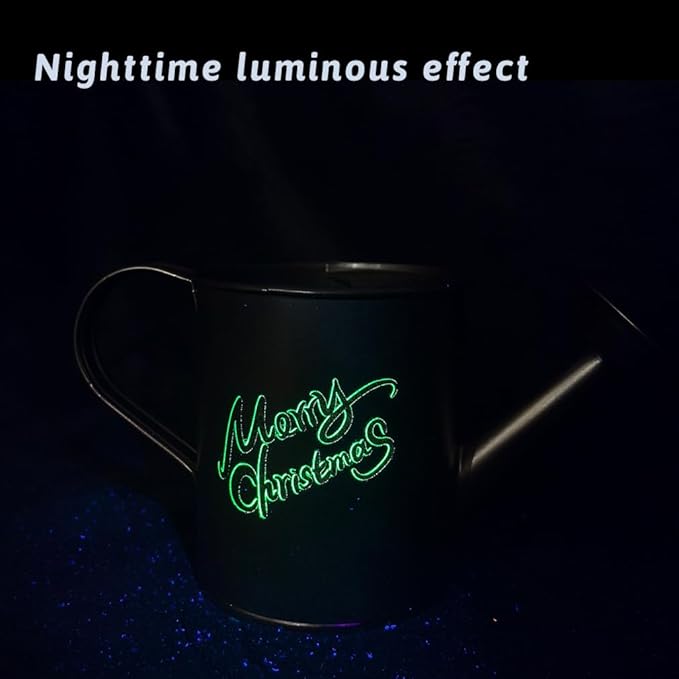 Metal Small Watering Can for Outdoor and Indoor Plants, Watering Can Decor, 500ML (Small Gold)