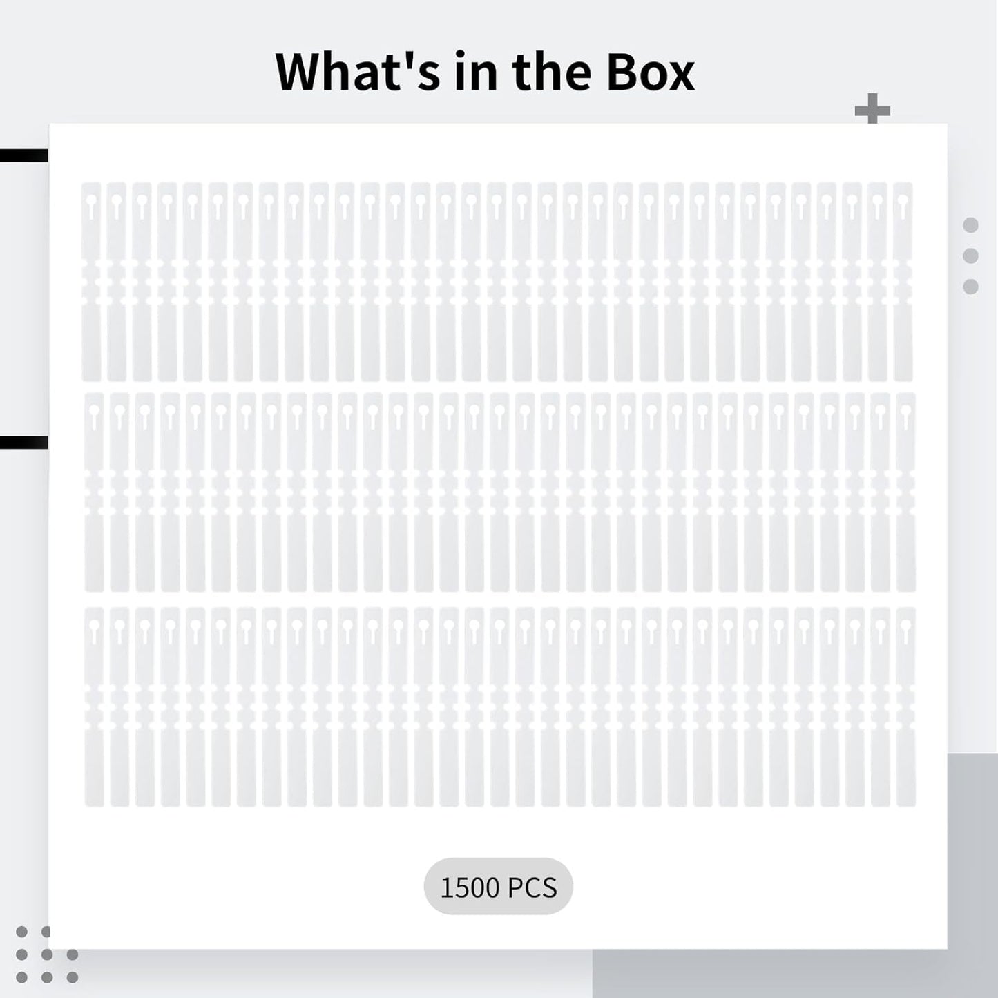 Plant Markers for Outdoor Plants Waterproof, 1500 PVC Plastic Garden Labels, Long-Lasting Flexible Plant Tags, Ideal for Outdoor Garden, Easy Organization