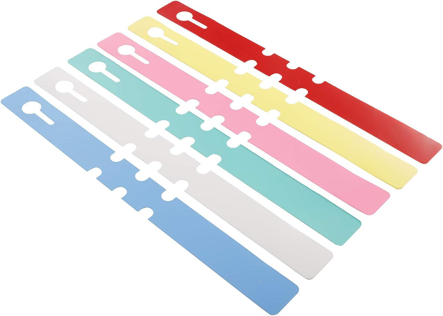 YaeCCC 600 Pcs Plant Labels, PVC Plant Tags for Garden Adjustable Waterproof Plant Tags 6 Colors