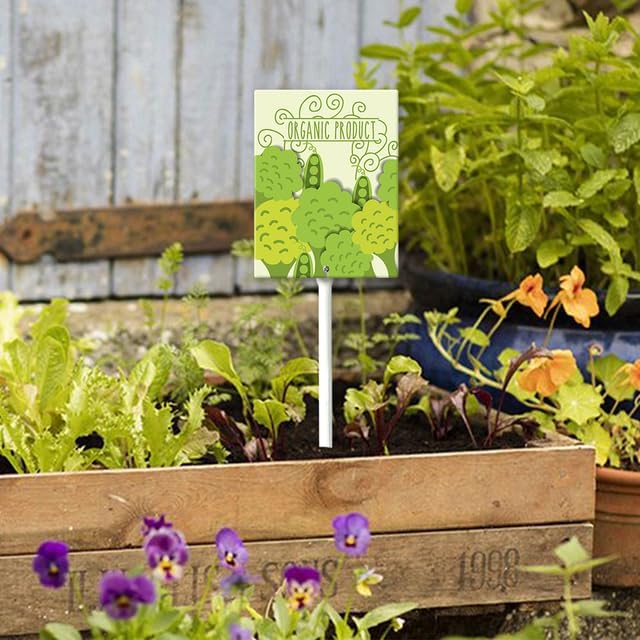 Eveokoki Aluminum Seed & Plant Labels - Plant Markes for Seedlings-Plant Tags for Pots - Garden Signs for Vegetable - Durable Markers for Plants Outdoor Waterproof - Garden Decor for Farmhouse