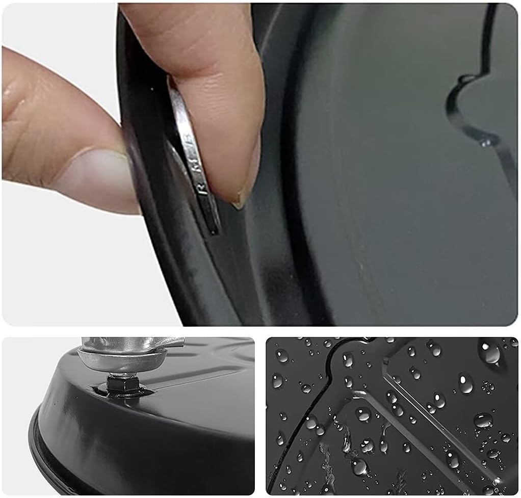 Rolling Plant Caddy Dolly with Wheels, 16" Heavy Duty Plant Stand on Casters for Planters, Wheeled Plant Roller Base for Indoor Outdoor Flower Pot, Black, 1 Pack