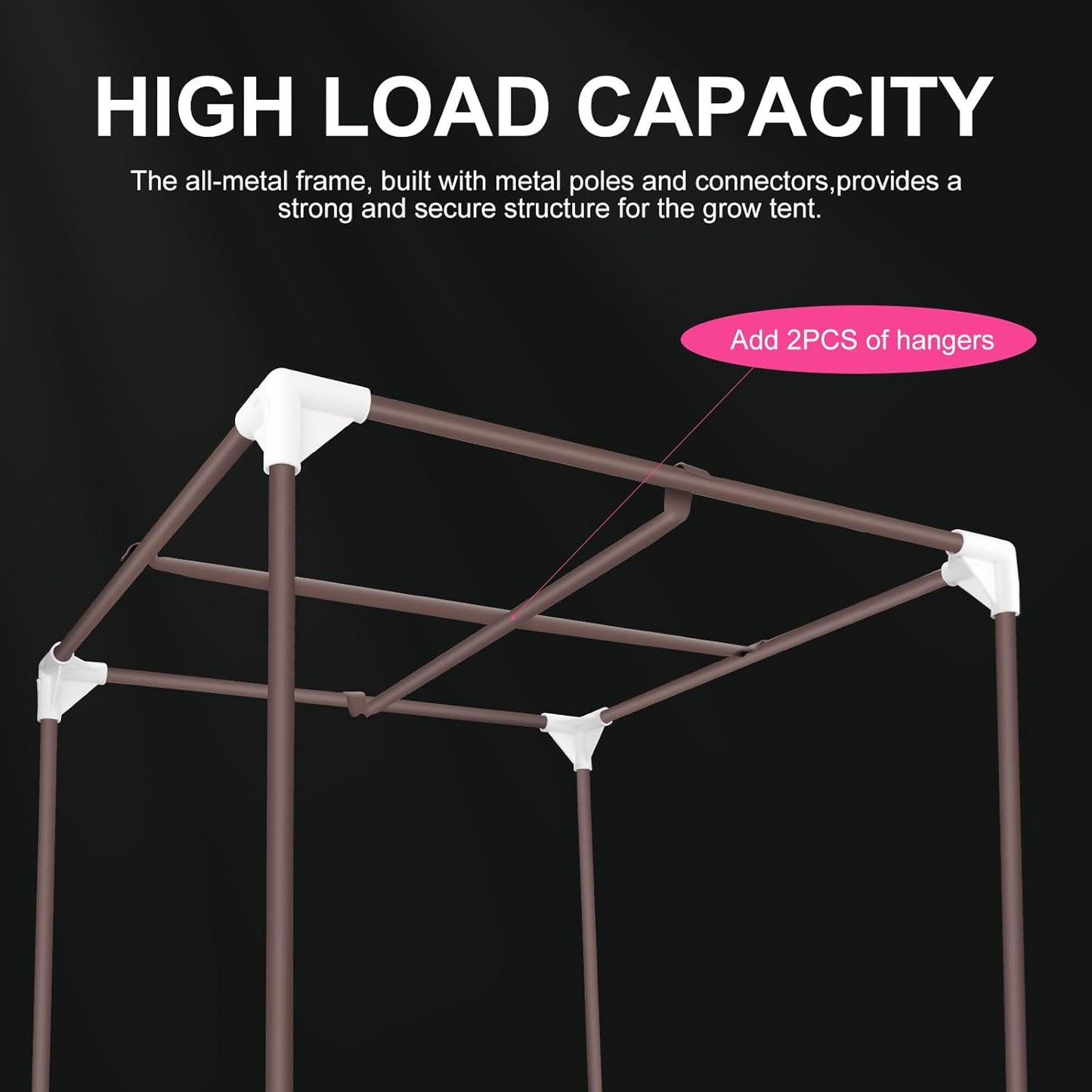 ATOUR 4x2 Grow Tent, 48"x24"x72''High Reflective Mylar 1680D Hydroponic Grow Tents, Waterproof Grow Tent with Double Cleart Observation Door and Floor Tray, for Indoor Plant Growing