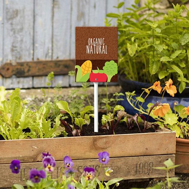 Eveokoki Aluminum Seed & Plant Labels - Plant Markes for Seedlings-Plant Tags for Pots - Garden Signs for Vegetable - Durable Markers for Plants Outdoor Waterproof - Garden Decor for Farmhouse