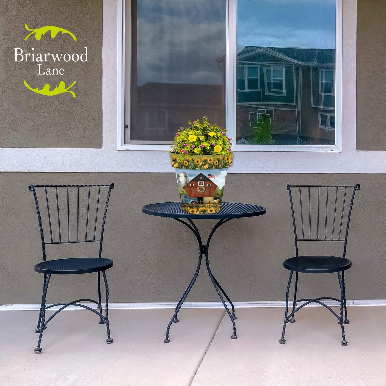 Briarwood Lane Sunflower Barn Medium Planter