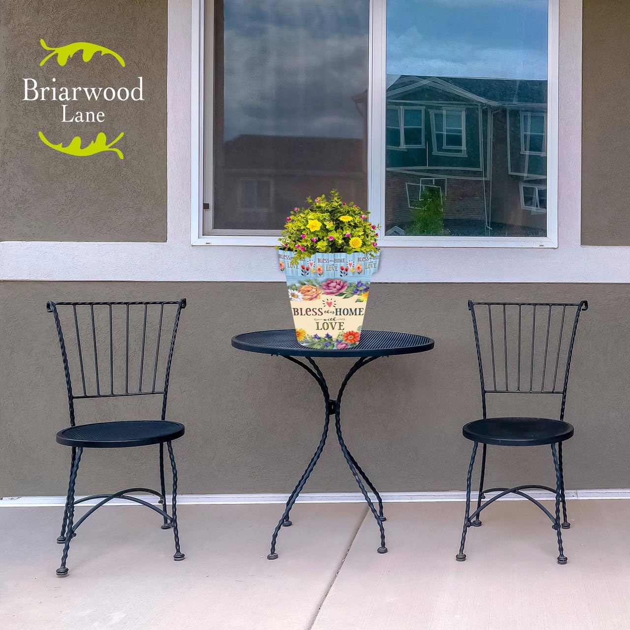 Briarwood Lane Bless This Home with Medium Love Planter