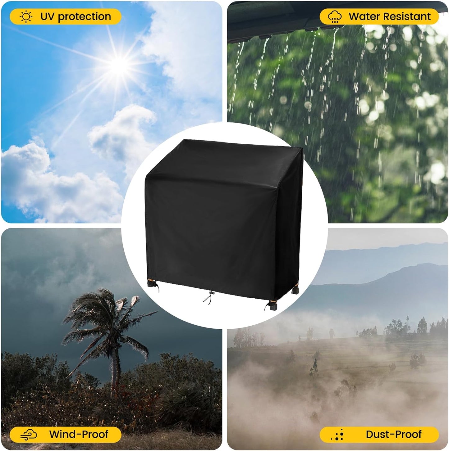 Outdoor Garden Potting Bench Table Cover,Waterproof UV Resistant Garden Potting Bench Table Cover - Protect Your Outdoor Workstation 36" L x 20" W x 43" H