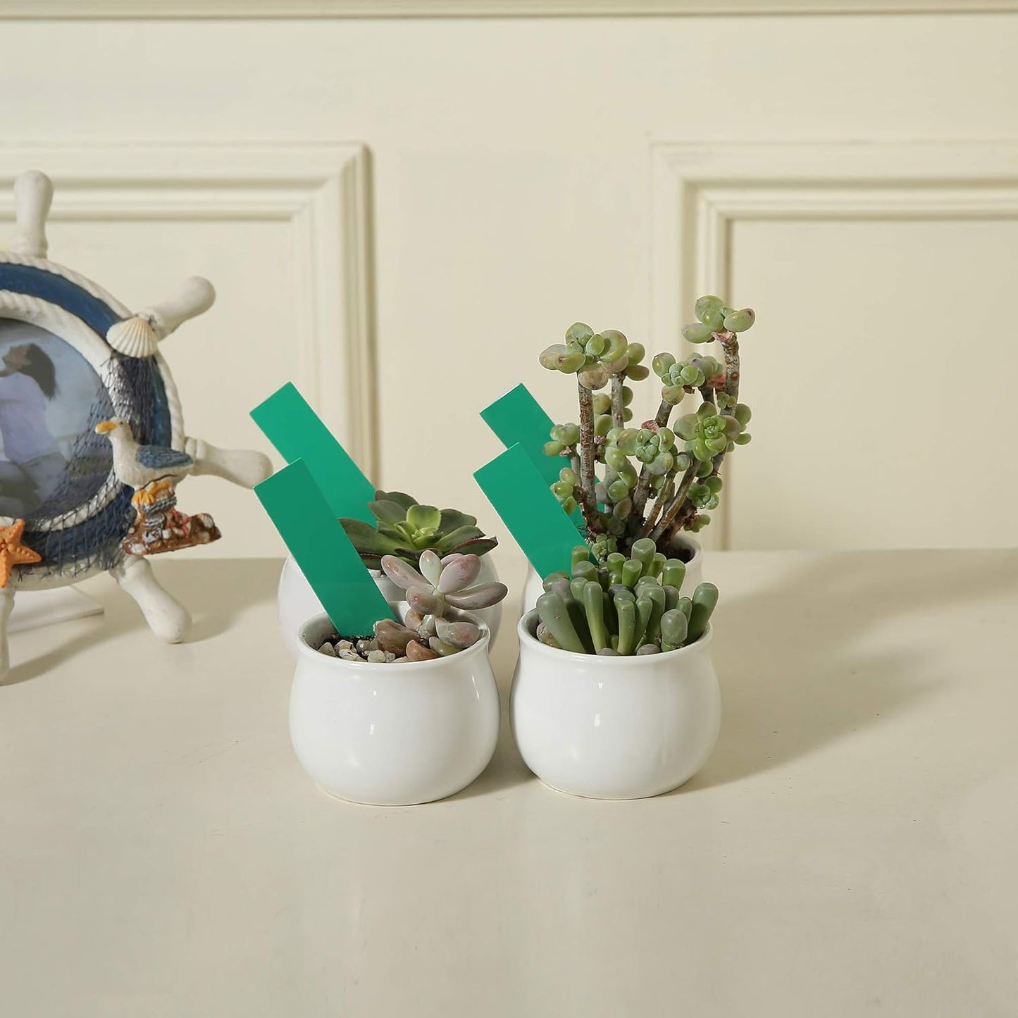 1000 Pcs 4 Inch Garden Plant Labels, Plastic Nursery Tags Waterproof Pot Seed Markers, Green