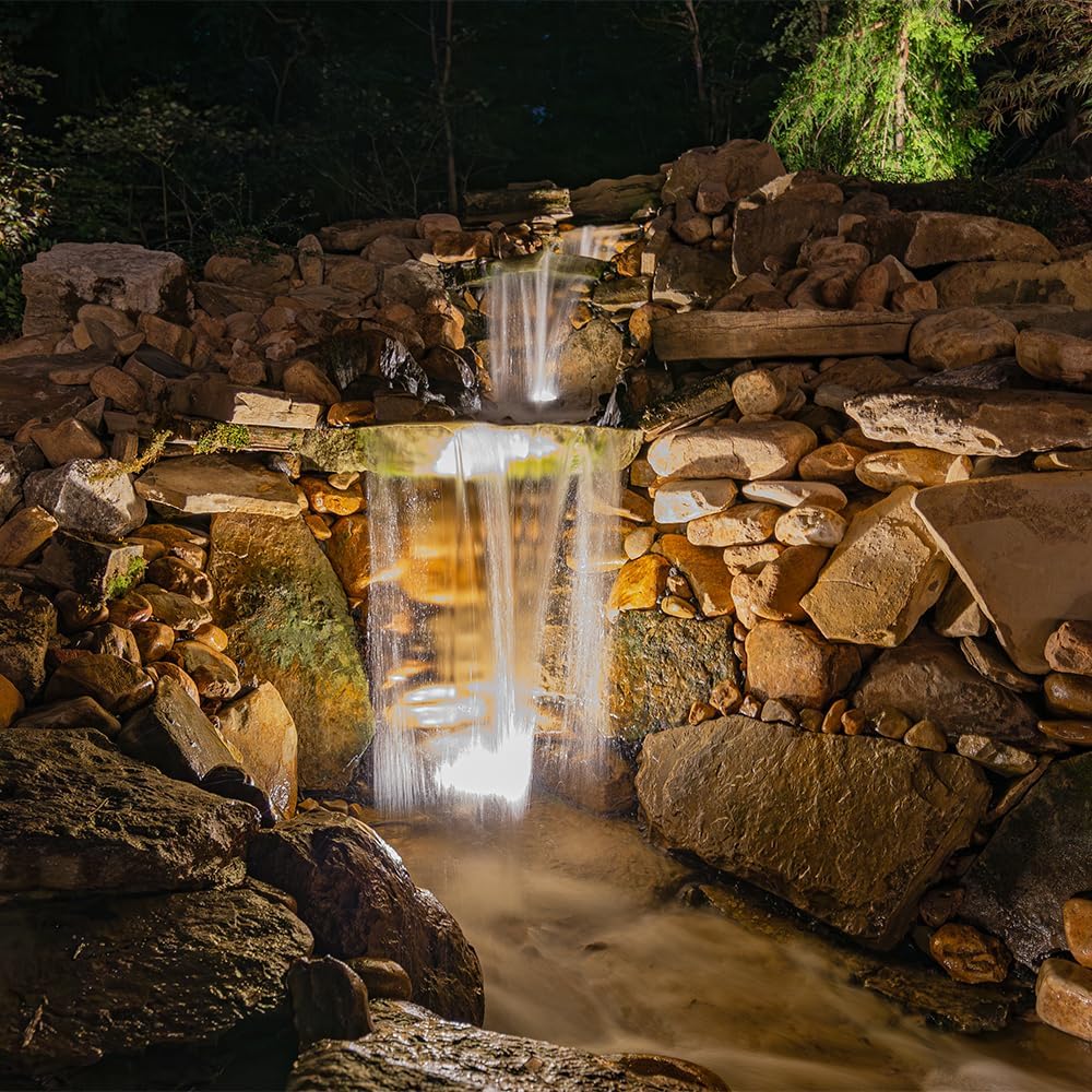 VOLT 12V Brass 3-in-1 IP68 MR16 Underwater Light (Bronze) for Low Voltage Outdoor Lighting