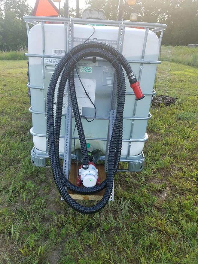 Pond Hose ID 1-1/4” × 50ft Black Corrugated Flexible Reinforced PVC Hose Vinyl Tubing for Pond Pump Fountain Garden Waterfall, Non-toxic & Kinkproof, with 2 clamps