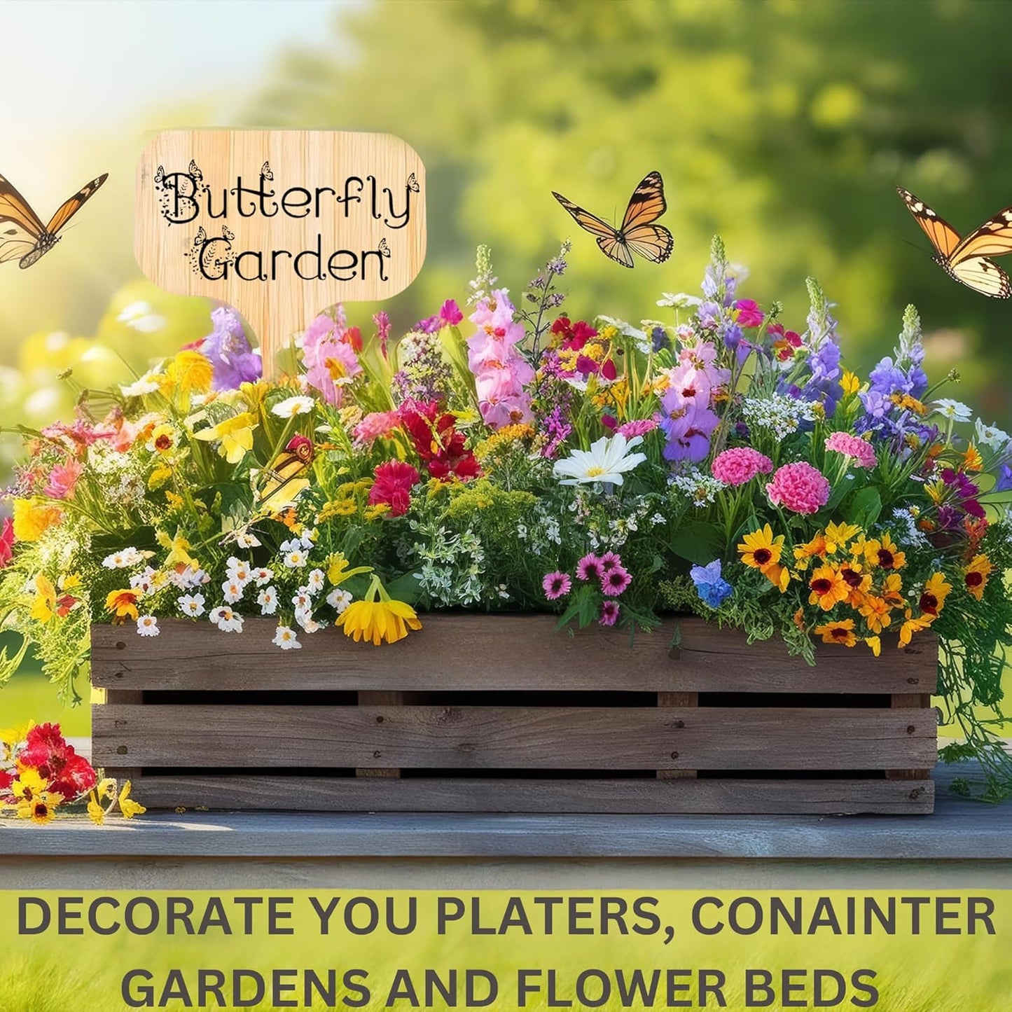 50 Pack 8 Inch Tall Plant Labels Large Garden Markers Plant Name Tags for Flowers, Herbs, Vegatables, Seeds, Bulbs Easy to See Larger Writing Area with Full Size Marker