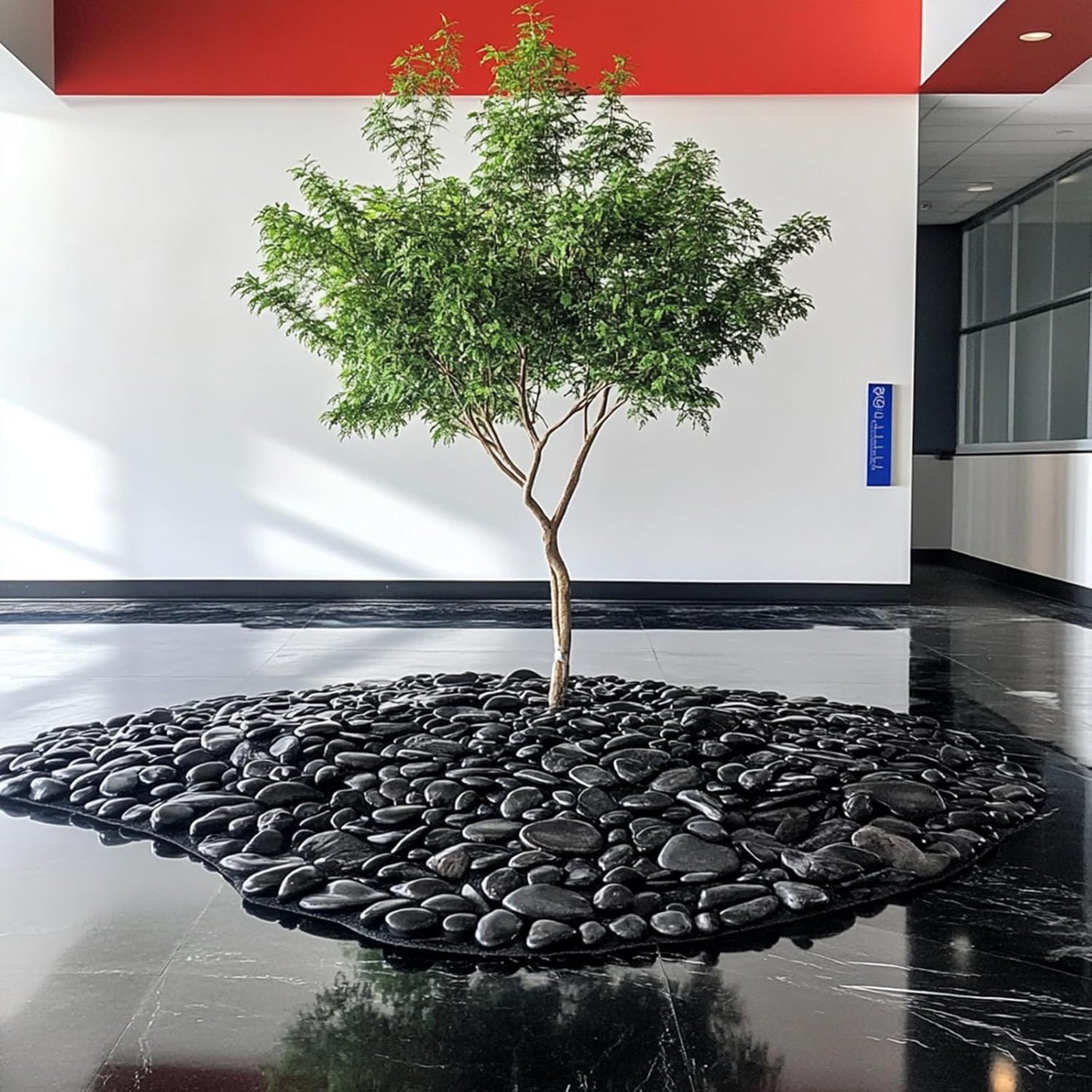 10 lbs Black River Rocks - Large Polished Black Pebbles for Plants & Garden Decorative Stones,2-3" Polished Pebbles for Landscaping, Fish Tanks, Flower Pots, Water Fountains