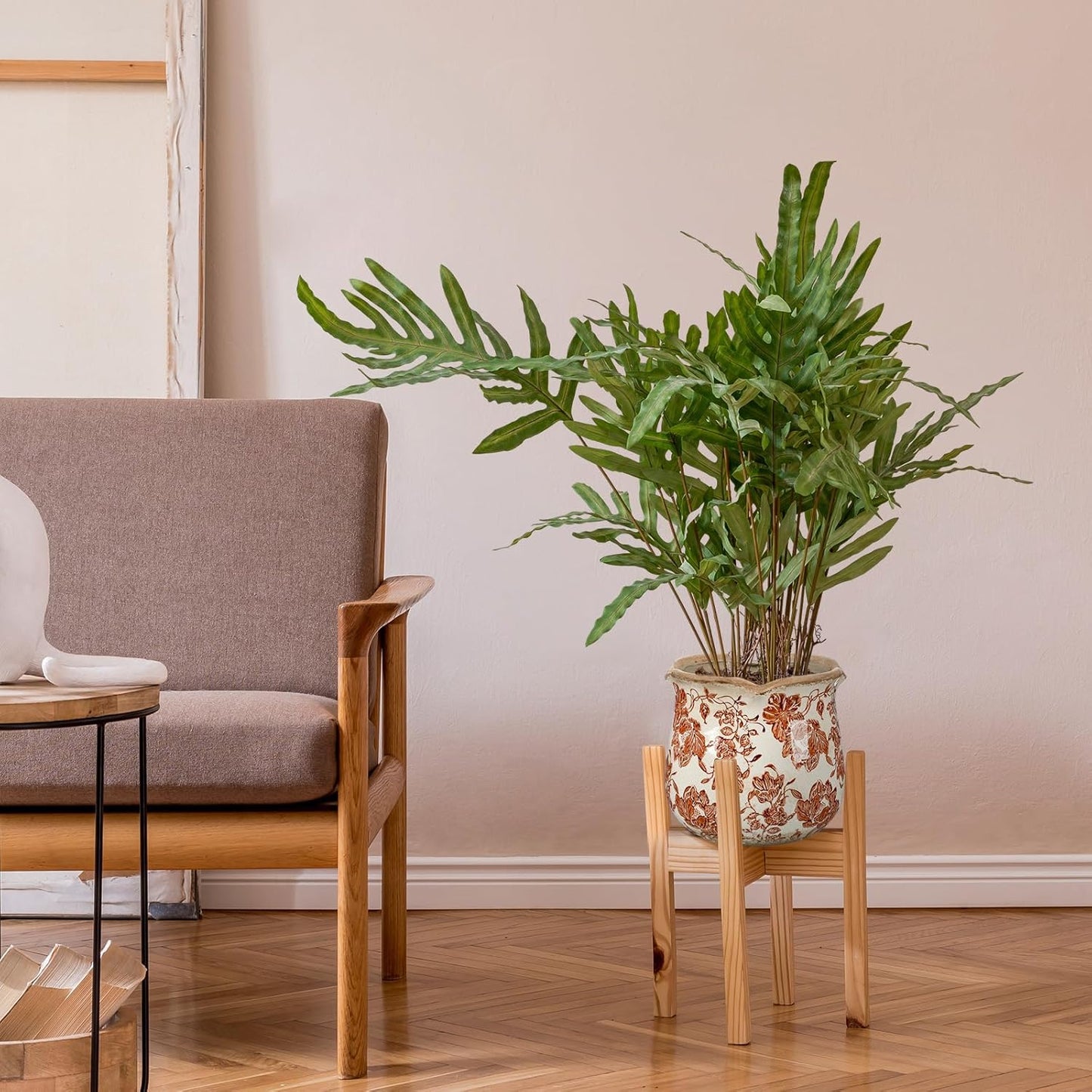 Newtay 6 Inch Ceramic Plants Pots Vintage Ceramic Flower Planters Crackle Glaze Finish Flower Pots Decorative Floral Vintage Planters for Living Room Garden Home Decor Gifts(Fresh)