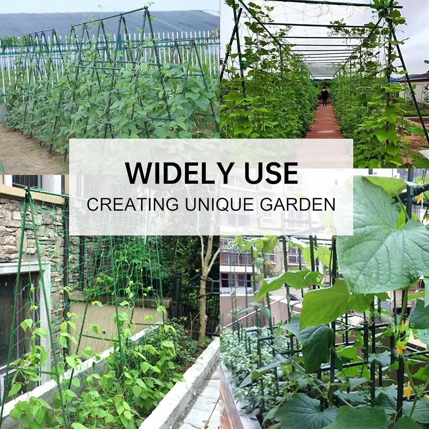 Garden Stakes 7ft, Metal Plant Stakes 7 Feet 25 Pack for Gardening and Farm, 84" Plastic Coated Plant Support for Tomato, Cucumber, Bean, Flower, Potted and More Climbing Plants