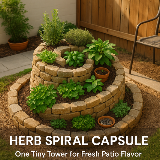 The 2025 Herb Spiral Capsule: One Tiny Tower for Fresh U.S. Patio Flavor