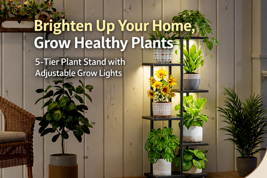 Bright Corners, Happier Winters: The 5-Tier Plant Stand with Grow Light That Makes Indoor Greenery Easy