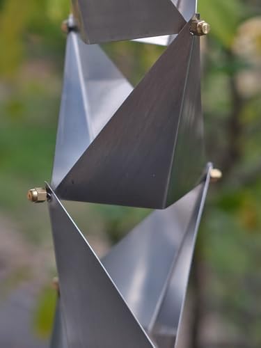 Nutshell Stores Origami Rain Chain - Stainless Steel - 11 Feet