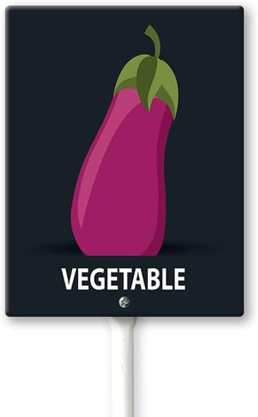 Eveokoki Aluminum Seed & Plant Labels - Plant Markes for Seedlings-Plant Tags for Pots - Garden Signs for Vegetable - Durable Markers for Plants Outdoor Waterproof - Garden Decor for Farmhouse