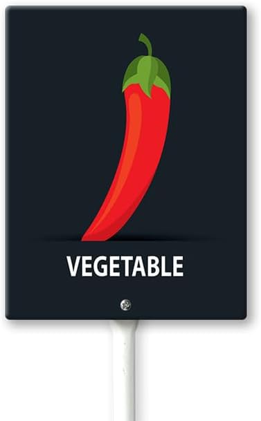 Eveokoki Aluminum Seed & Plant Labels - Plant Markes for Seedlings-Plant Tags for Pots - Garden Signs for Vegetable - Durable Markers for Plants Outdoor Waterproof - Garden Decor for Farmhouse