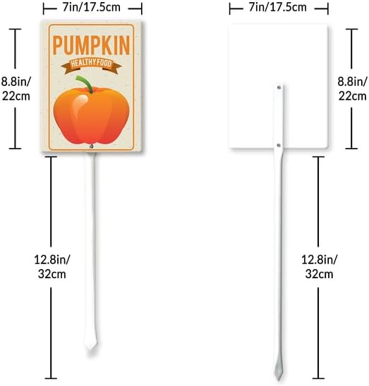 Eveokoki Aluminum Seed & Plant Labels - Plant Markes for Seedlings-Plant Tags for Pots - Garden Signs for Vegetable - Durable Markers for Plants Outdoor Waterproof - Garden Decor for Farmhouse