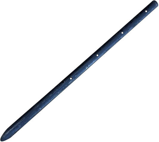 Sandbaggy Round Steel Concrete Form Stakes with Nail Holes - Rust Resistant Coating - Removable, Reusable (50, 3/4 in X 18 in)