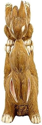 Design Toscano Balancing Bunny Love Garden Rabbit Statue