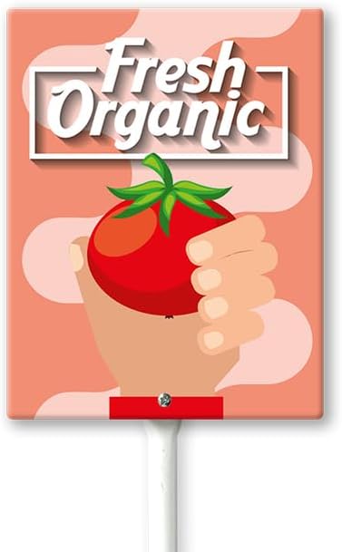 Eveokoki Aluminum Seed & Plant Labels - Plant Markes for Seedlings-Plant Tags for Pots - Garden Signs for Vegetable - Durable Markers for Plants Outdoor Waterproof - Garden Decor for Farmhouse