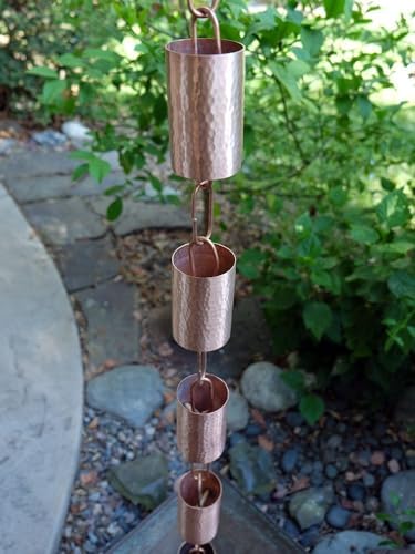 Nutshell Stores Kenchiku Rain Chain - Copper - 9 Feet