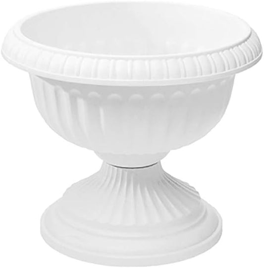 Root & Vessel, Grecian Urn Planter, White, 12-Inch