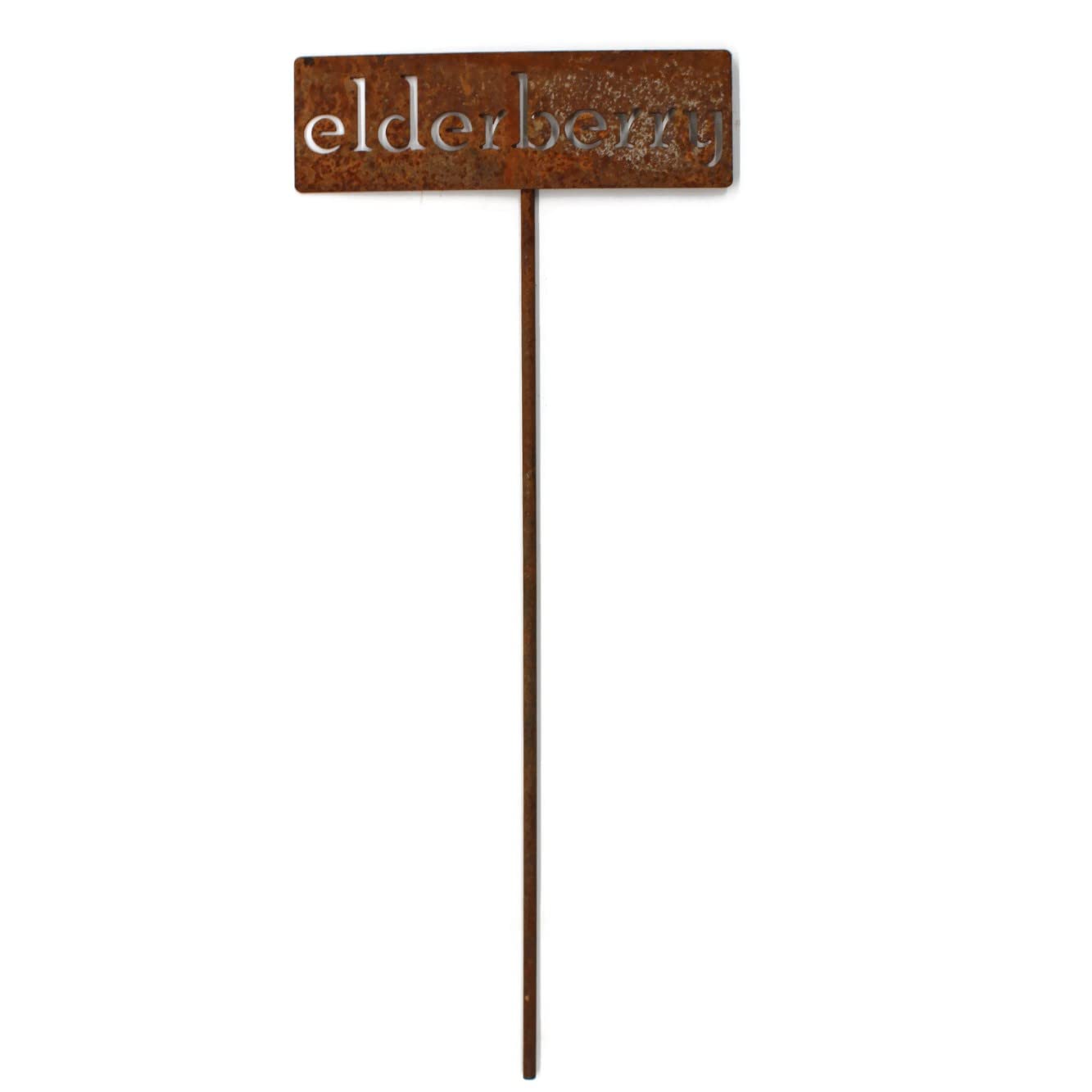 Classic Metal Garden Markers 19 Inches Tall (elderberry, Naturally Rusted)