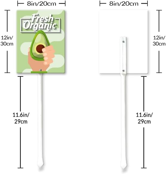 Eveokoki Aluminum Seed & Plant Labels - Plant Markes for Seedlings-Plant Tags for Pots - Garden Signs for Vegetable - Durable Markers for Plants Outdoor Waterproof - Garden Decor for Farmhouse