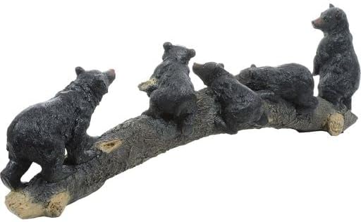 Black Forest Décor Bear Crossing Sculpture