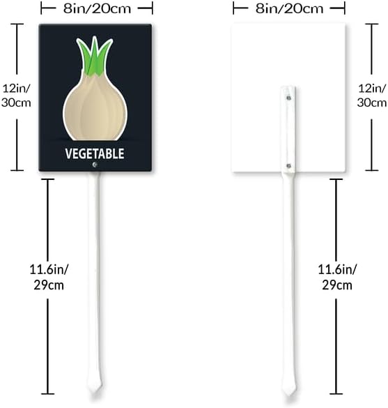 Eveokoki Aluminum Seed & Plant Labels - Plant Markes for Seedlings-Plant Tags for Pots - Garden Signs for Vegetable - Durable Markers for Plants Outdoor Waterproof - Garden Decor for Farmhouse
