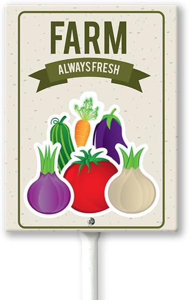 Eveokoki Aluminum Seed & Plant Labels - Plant Markes for Seedlings-Plant Tags for Pots - Garden Signs for Vegetable - Durable Markers for Plants Outdoor Waterproof - Garden Decor for Farmhouse