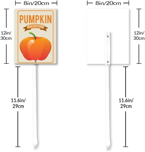 Eveokoki Aluminum Seed & Plant Labels - Plant Markes for Seedlings-Plant Tags for Pots - Garden Signs for Vegetable - Durable Markers for Plants Outdoor Waterproof - Garden Decor for Farmhouse