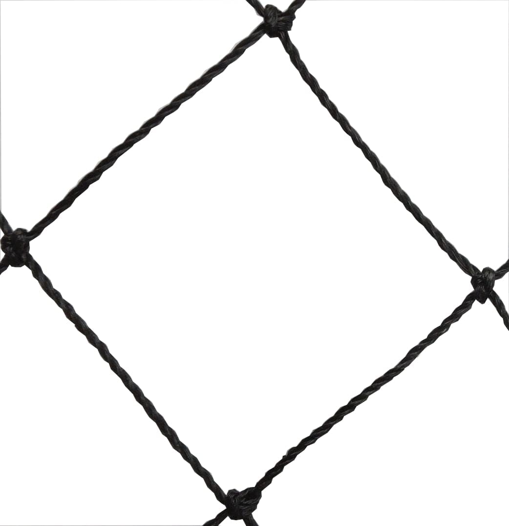 Poultry Netting 1" or 2" Mesh Heavy Knotted Nets Aviary Gamefowl Quail Chicken Bird Block Net Long Lasting Break/Burst 85/245 lb Polyethylene 8-10 Year Lifespan (25' X 50', 2)