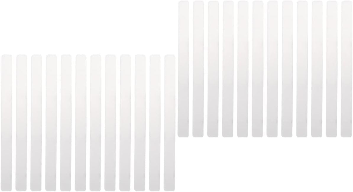 48 pcs Pot Clear Blank Ground Identifier Tag for Acrylic Outdoor Label Markers Garden Labels Identification Label: DIY Plant Gardening Weatherproof Vegetables Stakes