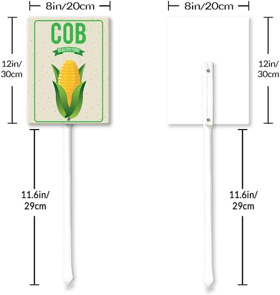 Eveokoki Aluminum Seed & Plant Labels - Plant Markes for Seedlings-Plant Tags for Pots - Garden Signs for Vegetable - Durable Markers for Plants Outdoor Waterproof - Garden Decor for Farmhouse