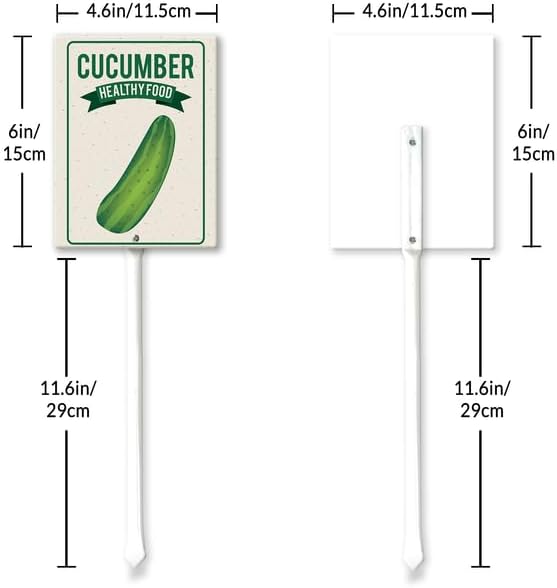 Eveokoki Aluminum Seed & Plant Labels - Plant Markes for Seedlings-Plant Tags for Pots - Garden Signs for Vegetable - Durable Markers for Plants Outdoor Waterproof - Garden Decor for Farmhouse