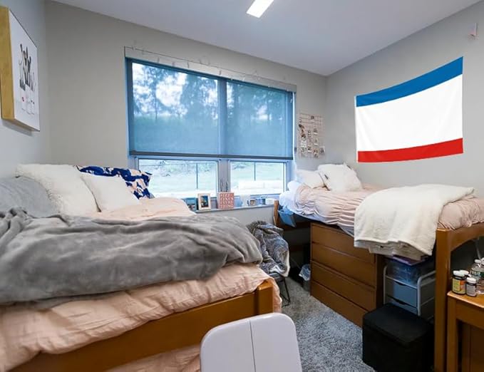 Double Sided Ukraine Crimea Flag 4x6FT Ukrainian Crimean Polyester Banner With 2 Grommets Fade Resistant Vivid Color For Patriotic Festival Events Party Decoration(Crimea UKR, 4x6FT-3ply)