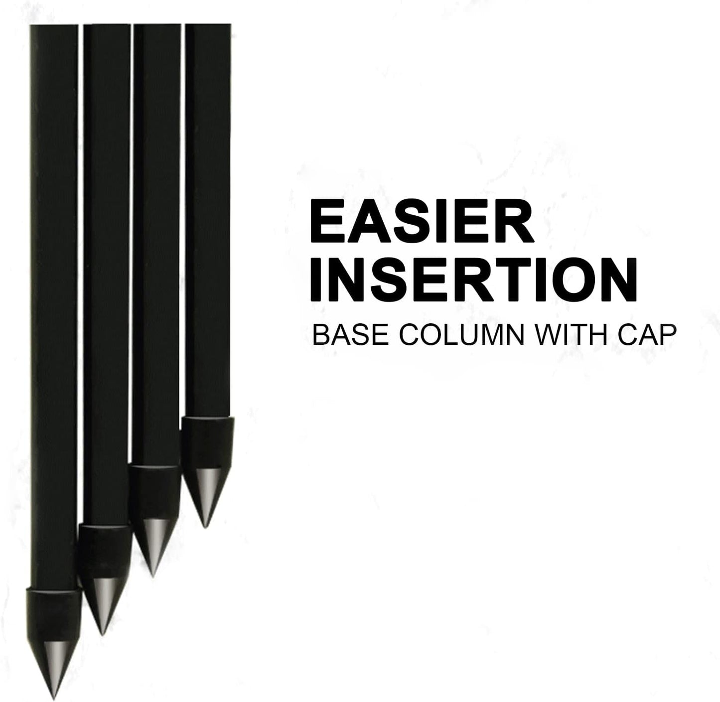 Tower Obelisk Garden Trellis, Metal Obelisk Plant Support Gardening Climbing Frame for Outdoor Indoor Climbing Plants, Black (Black, 0.9m / 2.9ft)