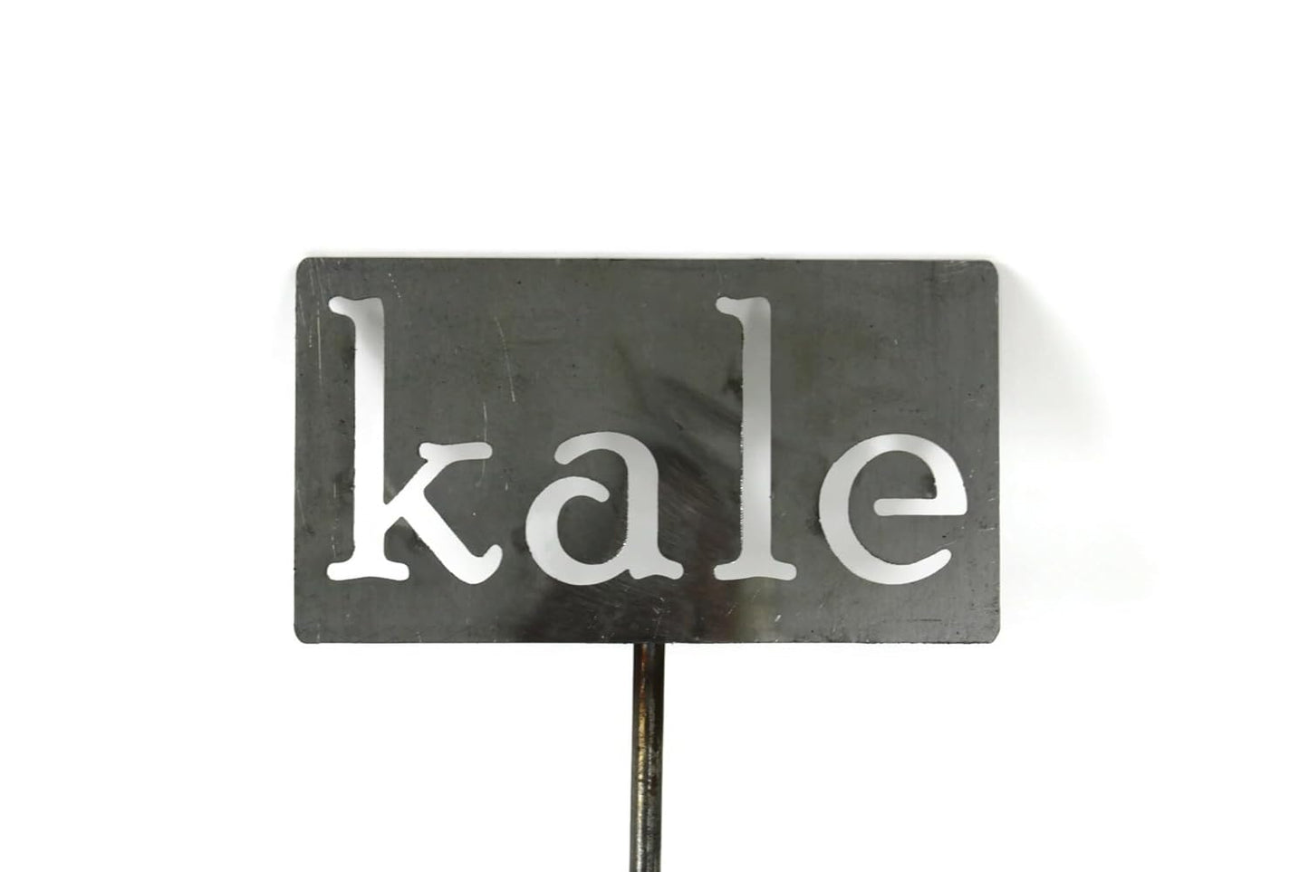 Classic Metal Garden Markers 19 Inches Tall (kale, Raw, Unfinished Steel (will rust with time))