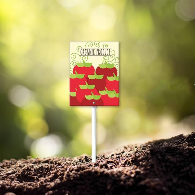 Eveokoki Aluminum Seed & Plant Labels - Plant Markes for Seedlings-Plant Tags for Pots - Garden Signs for Vegetable - Durable Markers for Plants Outdoor Waterproof - Garden Decor for Farmhouse