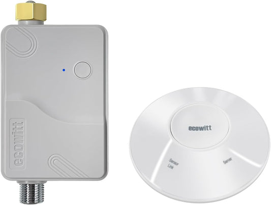 ECOWITT Intelligent Watering Timer Kit, with WFC01 Sprinkler Timer(NPT Thread) and GW2000 Wi-Fi Hub, APP Remote Control, IoT Linkage, Automatic Irrigation, Support Ecowitt Cloud Server, 915 MHz