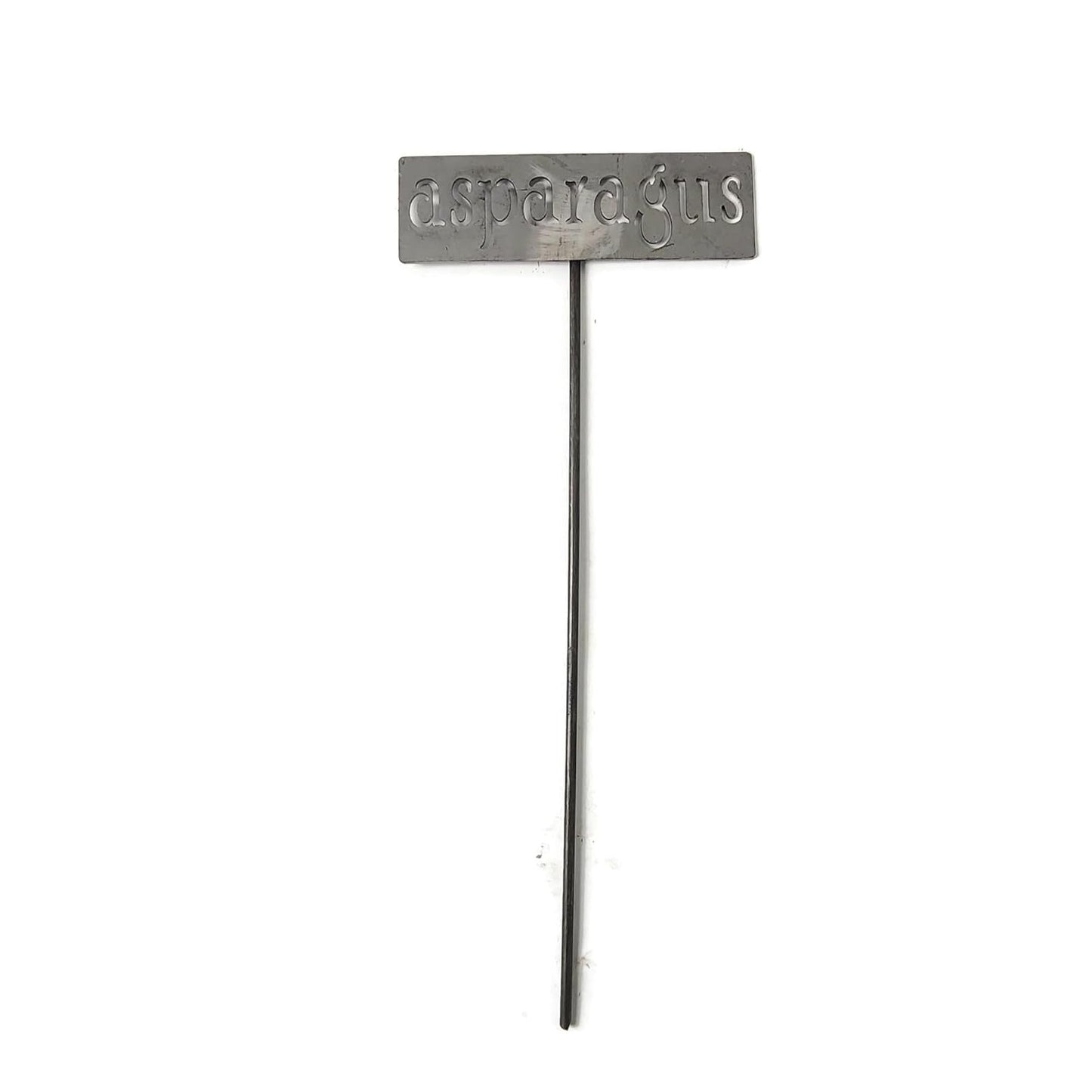 Classic Metal Garden Markers 19 Inches Tall (asparagus, Raw, Unfinished Steel (will rust with time))