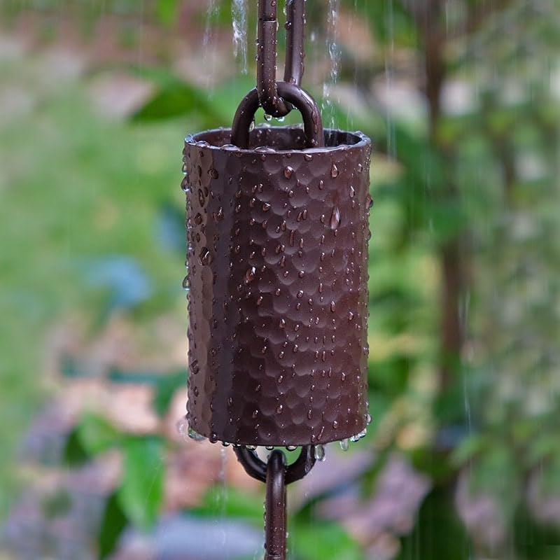 Nutshell Stores Kenchiku Rain Chain - Bronze - 17 Feet