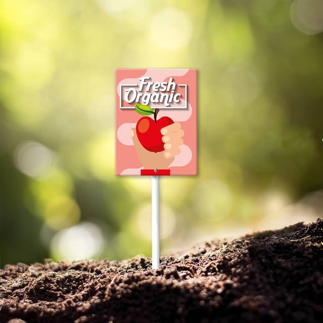 Eveokoki Aluminum Seed & Plant Labels - Plant Markes for Seedlings-Plant Tags for Pots - Garden Signs for Vegetable - Durable Markers for Plants Outdoor Waterproof - Garden Decor for Farmhouse